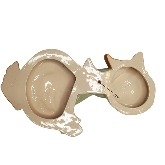 Vintage Momma Duck & 2 Babies Chalkware Wall Hangings, 50s Nursery Decor - Picture 6 of 11